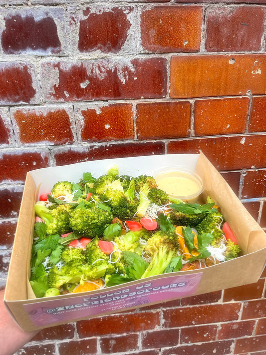 Breakfast Salad Box-  Tenderstem Broccoli, Sweet Potato and Pearl Barley (Ve)