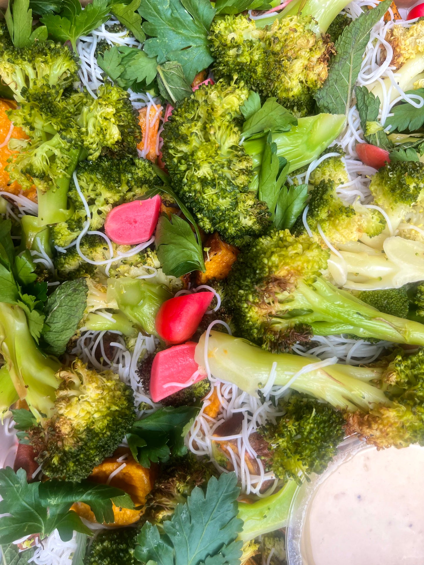 Breakfast Salad Box-  Tenderstem Broccoli, Sweet Potato and Pearl Barley (Ve)